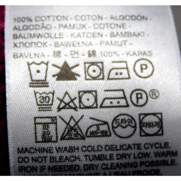 Dockers Mens L Purple Magenta Knit Logo Crewneck Long Sleeve Sweater - Picture 6 of 11